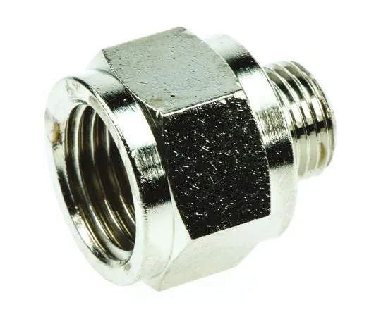 63-7510-73　Legris LF3000 60 bar Brass Pneumatic Straight Threaded Adapter, G 1/8 Female Male　0906 10 13