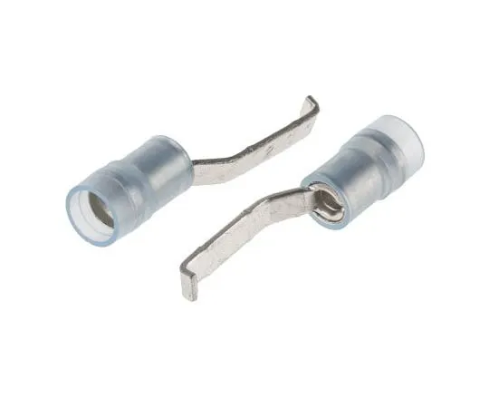 63-7459-96　RS PRO Hooked Insulated Crimp Blade Terminal 17.4mm Blade Length, 1.5mm² to 2.5mm², 16AWG to 14AWG, Blue　267-4079