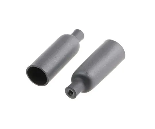 63-7488-86　TE Connectivity End Cap Black, Semi-Rigid Polyolefin Adhesive Lined, 7.44mm　ES-CAP-NO.2-B9-0-30MM-RS