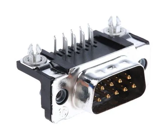 63-7548-75　TE Connectivity Amplimite HD-20 Series, 9 Way Right Angle Through Hole PCB D-sub Connector Plug, 2.74mm Pitch, with　5747840-4