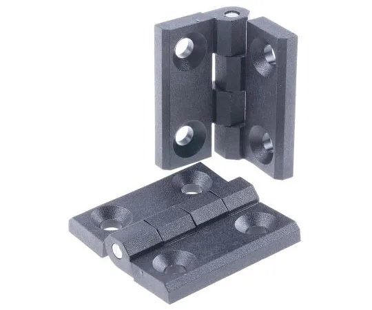 63-7529-24　Pinet Polyamide Hinge Screw, 40mm x 40mm x 5mm　54-A-3029