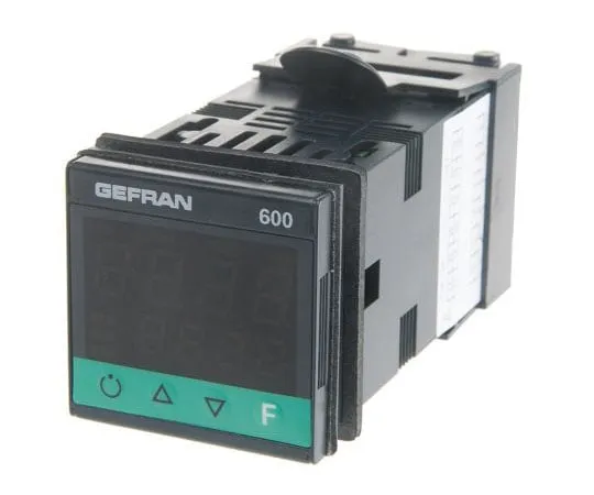 63-7543-09　Gefran 600 PID Temperature Controller, 48 x 48 (1/16 DIN)mm, 3 Output Analogue, Relay, 100 V ac, 240 V ac Supply　600-R-R-W-0-1
