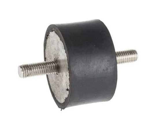 63-7392-32　RS PRO 35mm Shock Mount M10 60mm Diameter 229.8kg Compression Load, Male to Male Natural Rubber　171-2586