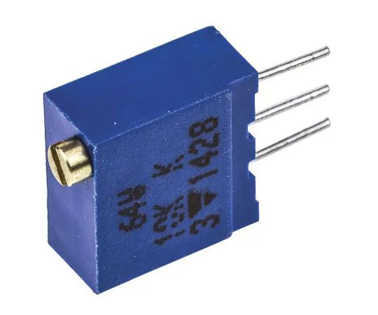 63-7379-25　10kΩ Through Hole Trimmer Potentiometer 0.5W Top Adjust Vishay 64W Series　M64W103KB40