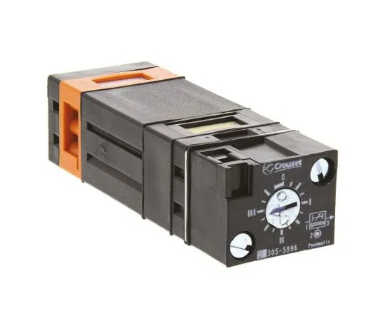 63-7482-41　Crouzet 2 → 8bar 2 → 8s Pneumatic Timer, -5 → +50°C　81503720