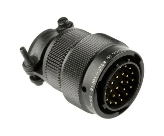 63-7479-81　Amphenol 62LC Series Cable Mount Connector, 26 contacts Plug　62LC-16F16-26PN(771)