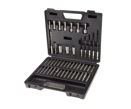 63-7421-03　RS Driver Bit Set 48 pieces, Metric Sockets: 5; 6; 7; 8; 9; 10; 11 mm; Hexagon: 1.5; 2; 2.5; 3; 4; 5; 5.5; 6; 8 mm;　202-9738