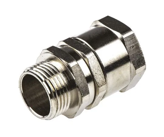 63-7435-22　Adaptaflex Swivel Cable Conduit Fitting, Brass Silver Nickel Plated 20mm nominal size IP54 M20　7TCA296040R0127  SPB20/M20/B