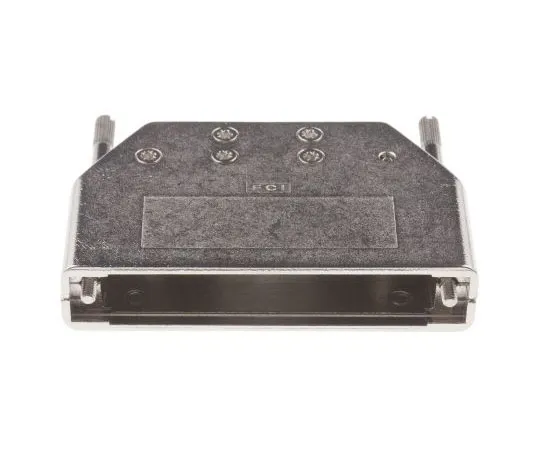 63-7382-24　Amphenol FCI 8655MH Series Die Cast Zinc D-sub Connector Backshell, 37 Way, Strain Relief　8655MH3711LF