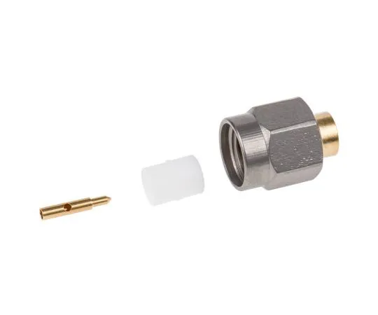 63-7474-19　Radiall Straight 50Ω Cable Mount SMA Connector, Crimp Termination RG402　R125055002W