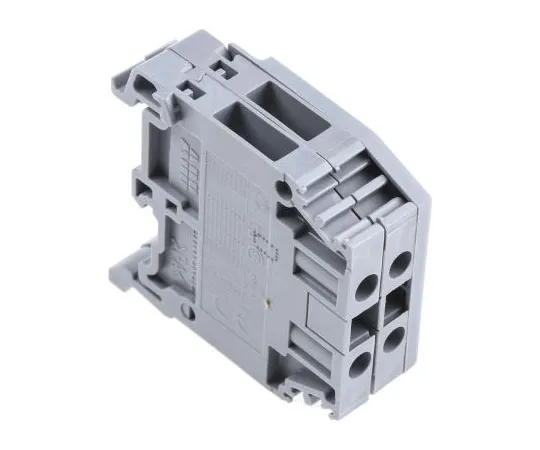 63-7517-96　Entrelec Distribution Block, 4mm², 2 Way, 32A, 800 V, Grey　MP930-330-1%
