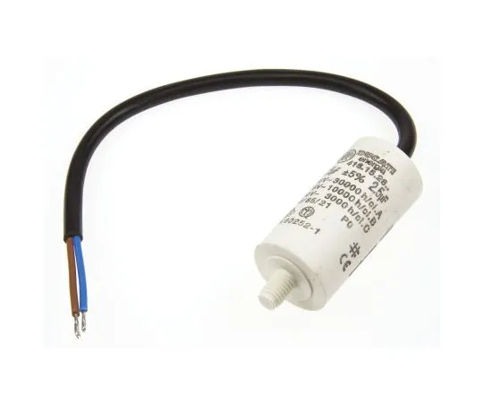 63-7538-56　Ducati Energia 2.5μF Polypropylene Capacitor PP 400 → 500V ac ±5% Tolerance Stud Mount 4.16.15 Series　4.16.15.28.14