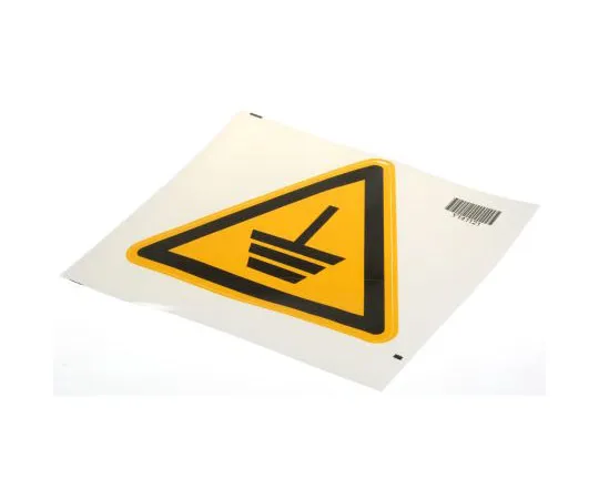 63-7431-50　Brady 1 x Earth Label, Black/Yellow Self-Adhesive PET　250289