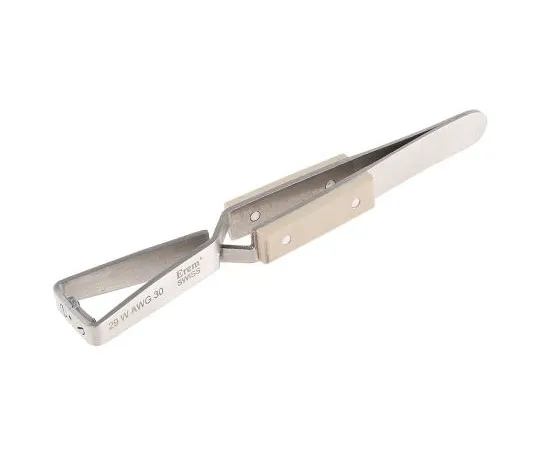 63-7430-48　Erem by Weller 120 mm, Anti-Magnetic Stainless Steel, Stripping, Anti-Acid Tweezers　29W30