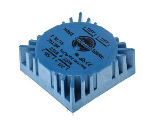 63-7433-01　2 Output Toroidal Transformer, 5VA, 2 x 12V ac　70022K