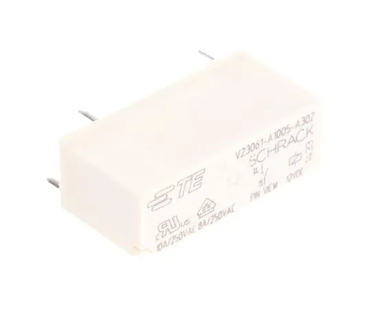 63-7451-92　TE Connectivity SPST Non-Latching Relay PCB Mount, 12V dc Coil, 8A　V23061A1005A302