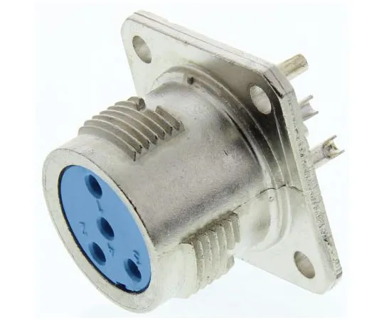 63-7483-43　Jaeger 4 Way Panel Mount MIL Spec Circular Connector Receptacle, Socket Contacts, MIL-DTL-5015　5366 040 06