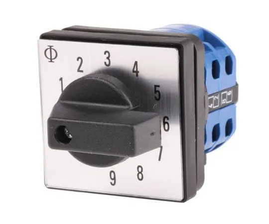 63-7485-88　Kraus & Naimer 10 Position Rotary Switch, 600 V, 6 A, Rotary Knob Actuator　CAD11A550/GBA001EF