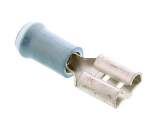 63-7362-72　TE Connectivity PIDG FASTON .250 Series Insulated Crimp Receptacle, 6.35 x 0.81mm, 1mm² to 2.5mm², 17AWG to 13AWG, Tin　9-160313-2
