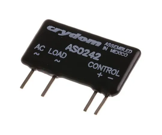 63-7471-55　Sensata / Crydom 2 A rms Solid State Relay, Zero Cross, PCB Mount, SCR, 280 V rms Maximum Load　ASO242