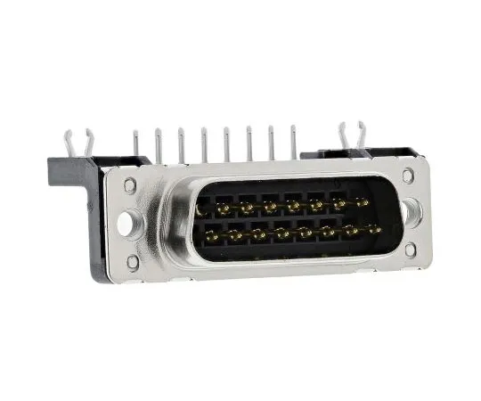 63-7382-64　Harting 15 Way Right Angle Through Hole PCB D-sub Connector Plug, 2.74mm Pitch, with Boardlocks, M3 Threaded Inserts　9652627811