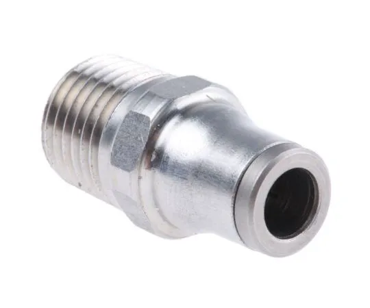 63-7434-01　Legris Pneumatic Straight Threaded-to-Tube Adapter, R 1/4 Male, Push In 6 mm　3805 06 13