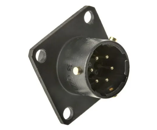 63-7479-89　Amphenol 62GB Series, 6 Way Box Mount MIL Spec Circular Connector Receptacle, Pin Contacts,Shell Size 10, Bayonet　62LC-12E10-06PN(771)