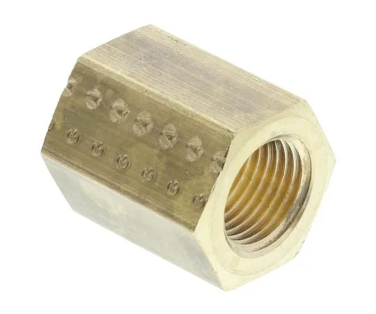63-7484-71　Legris Brass 1/8 in BSPP Female x 1/8 in BSPP Female Straight Coupler Threaded Fitting　0155 10 10