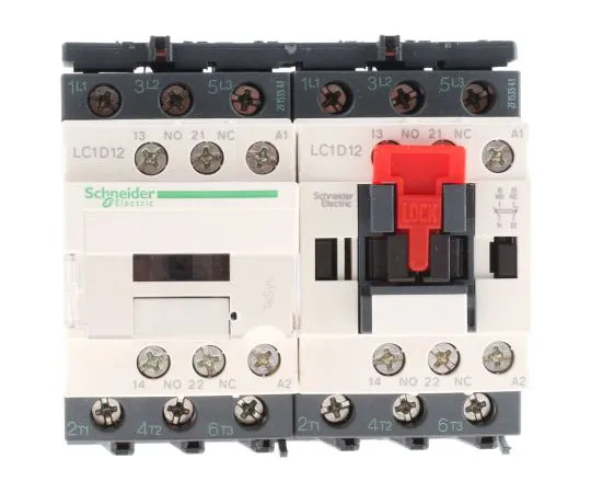 63-7522-22　Schneider Electric 3 PoleReversing Contactor, 12 A, 230 V ac Coil, TeSys D, 3NO, 5.5 kW　LC2D12P7