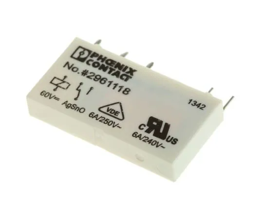 63-7470-87　Phoenix ContactREL-MR- 60DC/21 SPDT Non-Latching Relay PCB Mount, 60V dc Coil　2961118