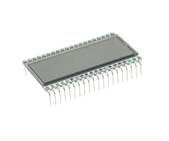 63-7411-28　RS PRO 7-Segment LCD Display, Black on Grey, 1 Row by 3-1/2 Characters, Transflective　185-0159