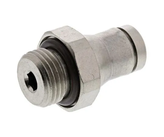 63-7547-95　Legris Pneumatic Straight Threaded-to-Tube Adapter, G 1/8 Male, Push In 4 mm　3601 04 10