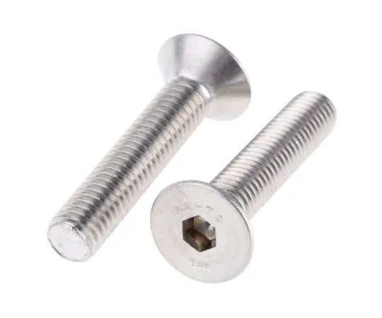 63-7481-95　RS Pro M8 x 40mm Hex Socket Countersunk Screw Plain Stainless Steel　304-4801