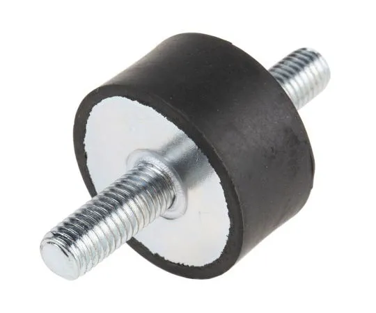 63-7385-66　RS PRO 20mm Shock Mount M10 40mm Diameter 63.2 kg, 122.6 kg Compression Load, Male to Male Natural Rubber　162-3243