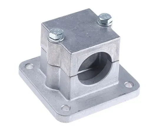 63-7534-13　Rose+Krieger Die Cast Aluminium FKR Flange Clamp, 40.2mm Round Tube, M8 Thread　12400003020