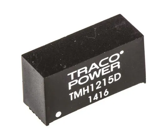 63-7485-78　TRACOPOWER TMH 2W Isolated DC-DC Converter Through Hole, Voltage in 10.8 → 13.2 V dc, Voltage out ±15V dc　TMH 1215D