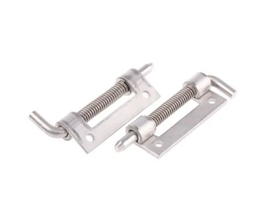 63-7501-23　Pinet Raw Stainless Steel Concealed, Spring-Action Hinge Right-Handed Bolt-on, 82mm x 18.2mm x 2.8mm　12-A-3858