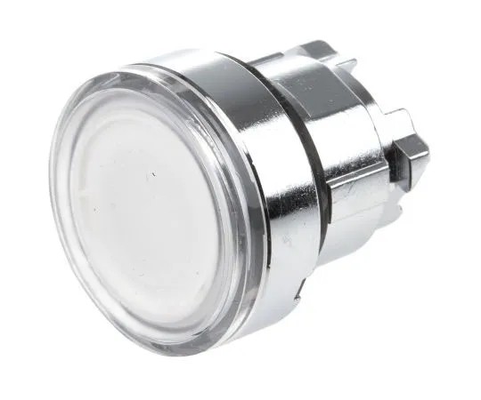 63-7493-96　Schneider Electric Harmony XB4 Series, White Push Button Head, Spring Return, 22mm Cutout　ZB4BW313