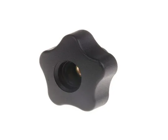 63-7550-78　Elesa Black Polymer Knob 69848, M6 x 12　69848