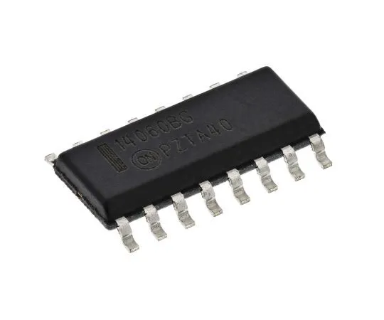 63-7605-79　ON Semiconductor MC14060BDG 14-stage Binary Counter, Up Counter, Uni-Directional, 16-Pin SOIC　MC14060BDG