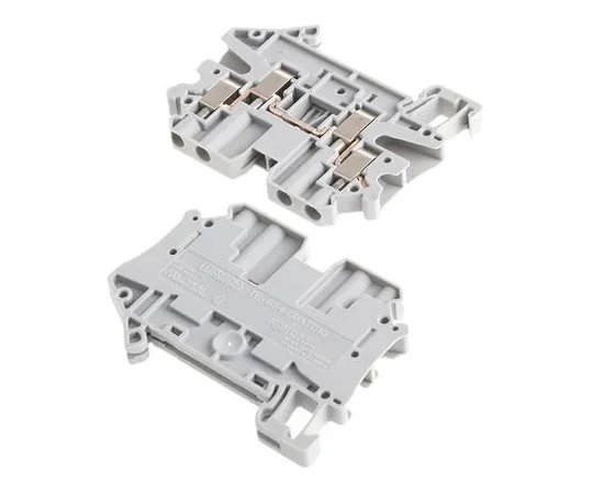 63-7646-65　Phoenix Contact, UT 4-QUATTRO Series , 500 V Feed Through Terminal Block, Screw Down Termination　3044571
