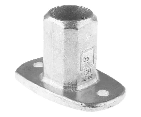 63-7584-56　Kee Lite Aluminium L62 Railing Flange, 42.4mm Round Tube, Type 7　L62-7