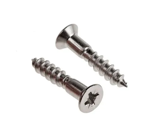 63-7575-95　Pozidriv Countersunk Stainless Steel Wood Screw, A2 304, 5mm Thread, 25mm Length　483-3179