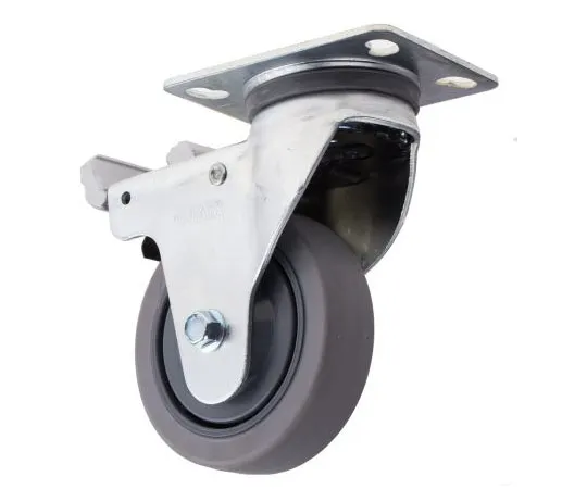 63-7659-81　RS PRO Braked Swivel Swivel Castor, 75kg Load Capacity, 100mm Wheel Diameter　666-7561