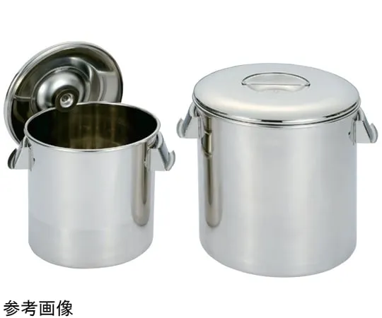 67-2402-23　18-8 Tapered General Purpose Container (Inner Lid Type) 10 L　THD-224