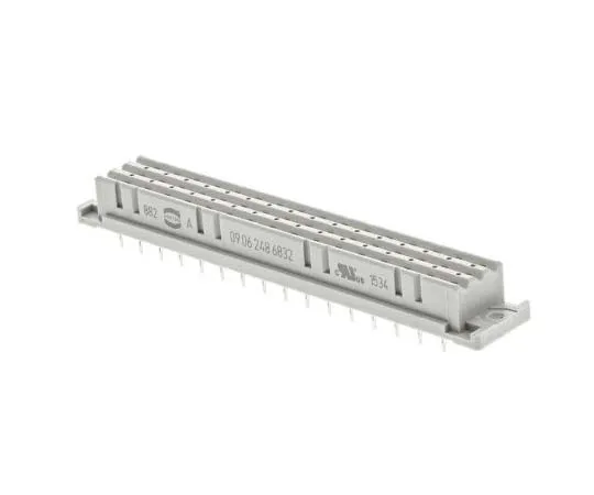 63-7702-50　HARTING 48 Way 5.08mm Pitch, Type F Class C2, 3 Row, Straight DIN 41612 Connector, Socket　9062486832