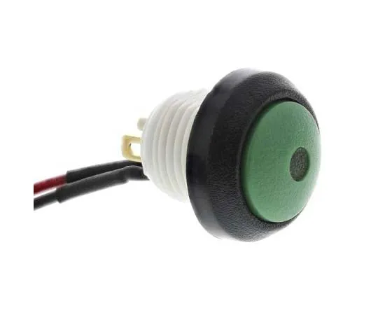 63-7714-41　ITW Single Pole Single Throw (SPST) Momentary Red LED Push Button Switch, IP67, 12.9 (Dia.)mm, Panel Mount　48-1-RB-R-GR-B