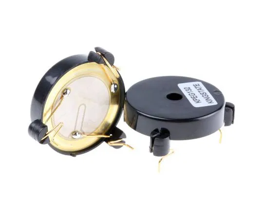 63-7616-93　RS PRO 3 → 28 V dc 83dB Through Hole Continuous Internal Piezo Buzzer, 2500 → 3500 Hz　535-8089