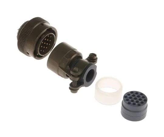 63-7695-09　Souriau 851 Series, 19 Way Cable Mount MIL Spec Circular Connector Plug, Pin Contacts,Shell Size 14, Bayonet Coupling,　85106EC1419P50