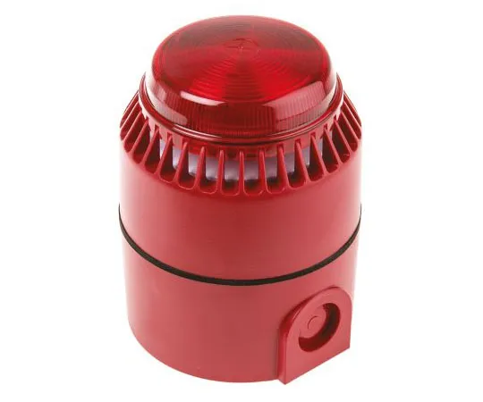 63-7613-59　Flashni Sounder Beacon, Red Xenon, 18 → 28 V dc　FL/RL/R/D 24V SWITCH